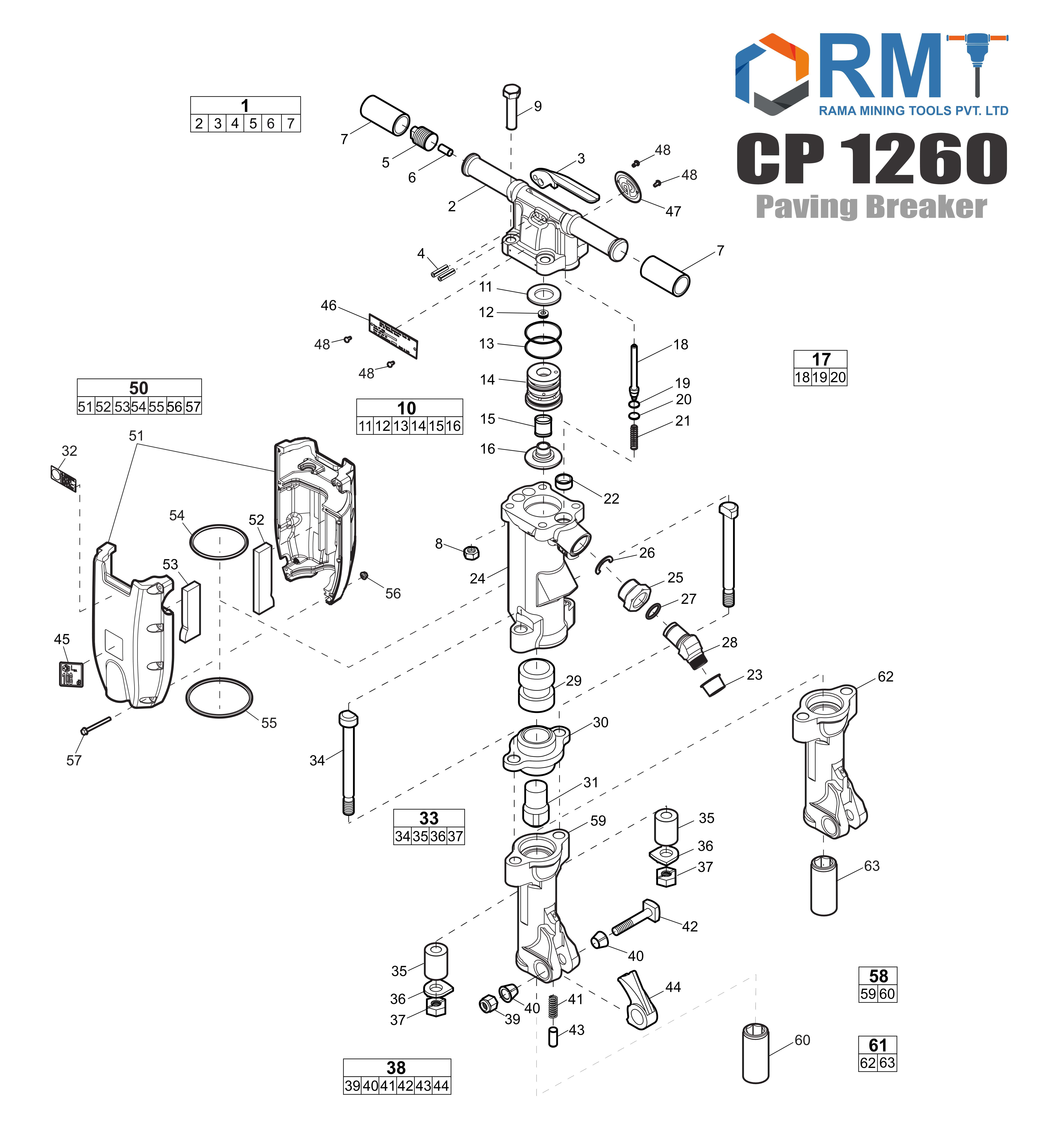 CP 1260 - Pneumatic Breaker